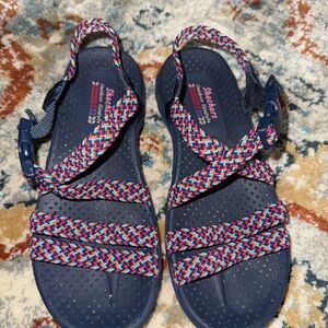 Skechers Women's Multicolor Strappy Sandals